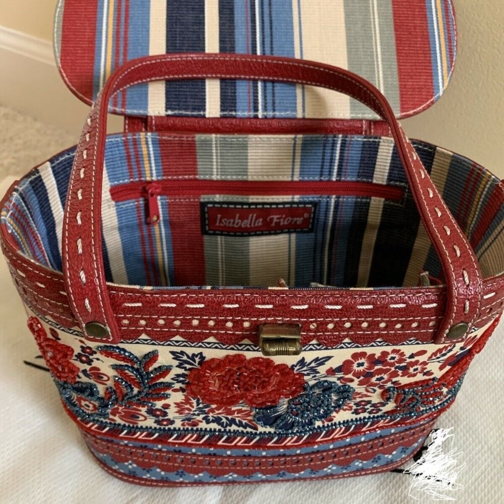 Isabella Fiore rare Americana basket style purse - Picture 2 of 11